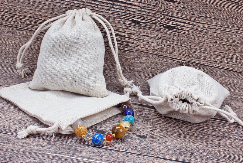 Hapdoo 24 Pack Cotton Muslin Bags with Drawstring Gift Bags Jewelry Pouches Sacks for Wedding Party and DIY Craft  3 x 4 Inches  Presents  Festivals - Image 5